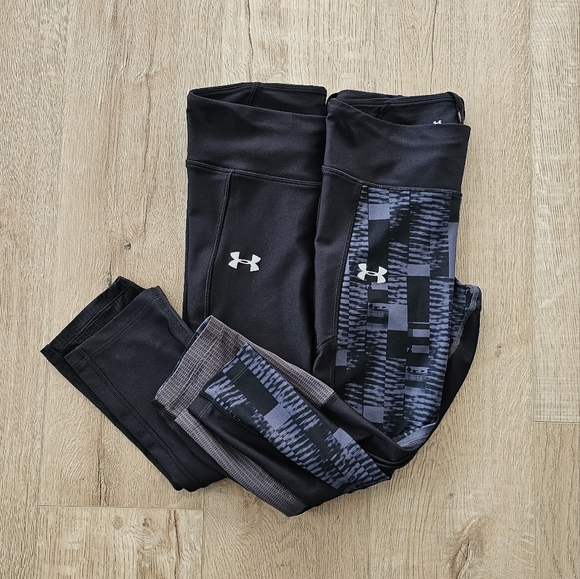 2 Under Armour  Women’s Capri Leggings SIZE M - Picture 1 of 11